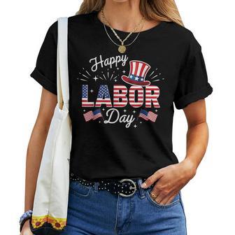 Happy Labor Day Patriotic Union Workers Usa Flag Women Women T-shirt | Seseable UK