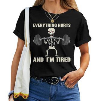Humor Fitness Y Gimnasio Regalo Divertido Para Deportistas Cuello Camiseta de mujer - Regaloses