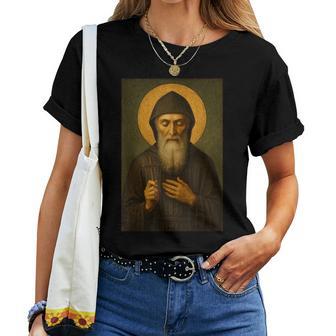 Icono Católico Romano Dean Charbel Camiseta de mujer - Regaloses