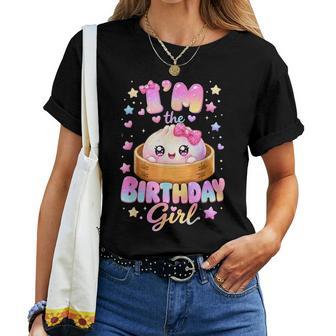 I'm The Birthday Girl Kawaii Anime Dumpling Birthday Party Women T-shirt | Seseable UK