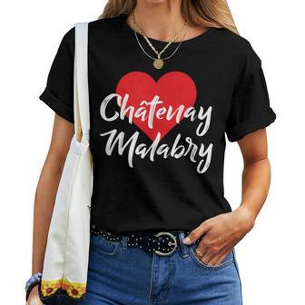J'aime Châtenay-Malabry France S Coeur T-shirt femme - Cadeauxyz