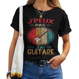 Je Peux Pas J'ai Guitare Homme Idee Cadeau Guitare T-shirt femme - Cadeauxyz