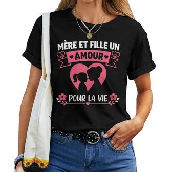 Je T'aime N Amour Pour Laie Maman Mère Et Fille T-shirt femme - Cadeauxyz