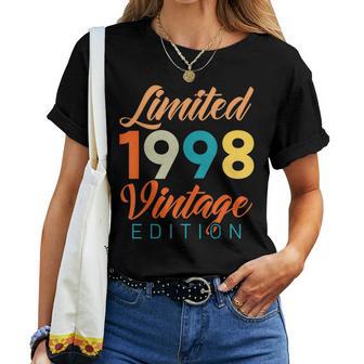 Leyenda Desde 1998 Para Hombres Y Es Cumpleañosintage 1998 Camiseta de mujer - Regaloses