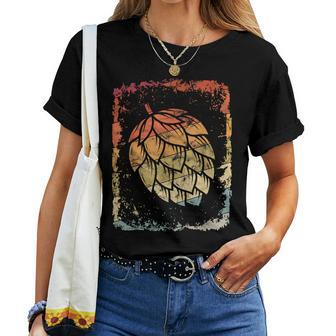 Lúpulointage Retro Craft Beer Lover Regalo Camiseta de mujer - Regaloses