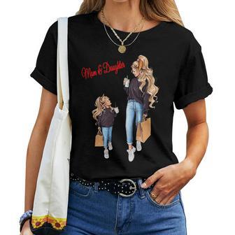Madre E Hija In Mangas Camiseta de mujer - Regaloses