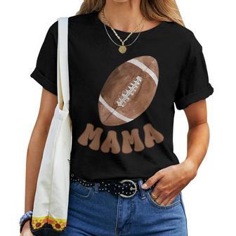 Mama Of The 1 Year Old Football First Birthday Boy Family Women T-shirt | Seseable UK