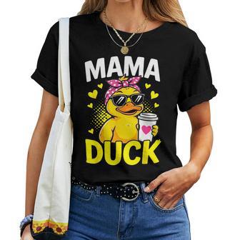 Mama Duck Cute Mom Women T-shirt | Seseable UK