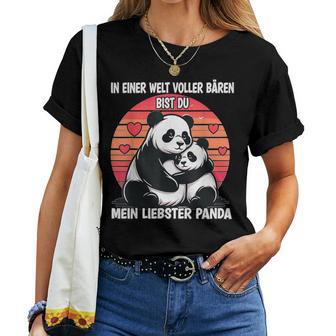 Mein Liebster Panda–Bezaubernde Pandaliebe Zumalentinstag T-shirt Frauen - Geschenkecke