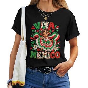 Mexico Flag Day Mexican Independence Day Viva Mexico Women T-shirt | Seseable UK