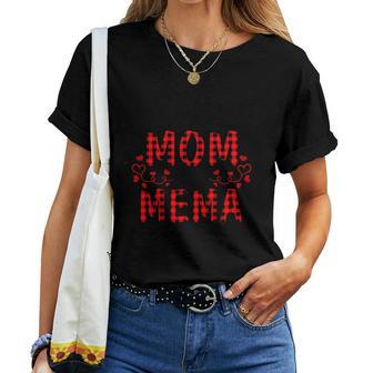 Mom And Mema I Rock Them Both Christmas Ideas For Mom Women T-shirt | Seseable UK