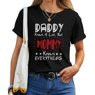 Mommy Knows Everything Christmas Ideas For Mom Women T-shirt | Seseable UK