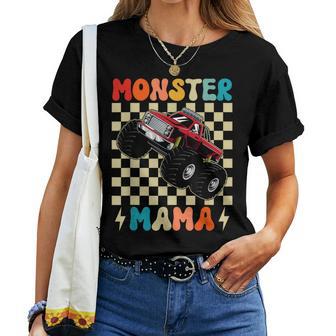 Monster Truck Mama Retro Racing Family Matching Women T-shirt | Seseable UK