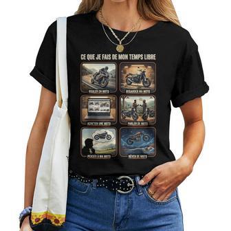 Moto Cross Humour Moto Cadeau Homme Enfant Amateurs T-shirt femme - Cadeauxyz