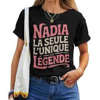 Nadia Humour Idée Cadeau Humoristique Drôle T-shirt femme - Cadeauxyz