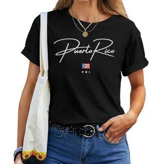 Puerto Rico Pri Boricua Cuello Camiseta de mujer - Regaloses