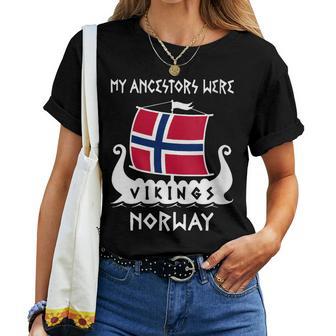 Regalo De Noruega Norwege Noruega Norge North Cape Oslo Cuello Camiseta de mujer - Regaloses