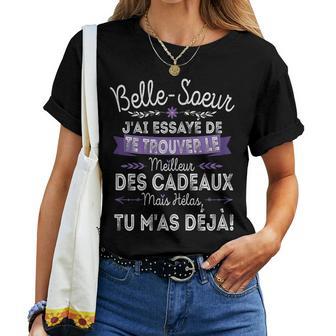 Rigolo Belleoeur Idée Cadeau Noël Humour Message T-shirt femme - Cadeauxyz