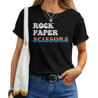 Rock Papercissors Lgbt Für Lesben Und Lesbische Frauen T-shirt Frauen - Geschenkecke