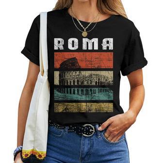 Roma Italia Coliseo Italiano Recuerdo Regalo Italy Camiseta de mujer - Regaloses