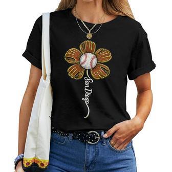 San Diego Flower For Boys Girls Kids Women T-shirt | Seseable UK