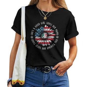 She Is A Good Girl Loves Her Mama Christmas Ideas For Mom Women T-shirt | Seseable UK