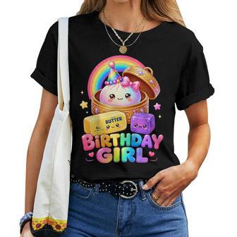 Squishy Dumpling Birthday Party Kawaii Birthday Girl Women T-shirt | Seseable UK