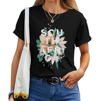 Sudáfrica Diseño Floraludafricano Naturaleza Amante Camiseta de mujer - Regaloses