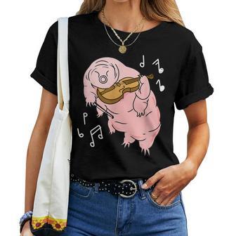 Tardigrade Jouant Duiolon Microbiologiste T-shirt femme - Cadeauxyz
