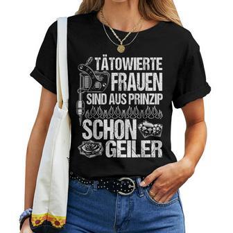 Tattoo Tätowierte Frauen T-shirt Frauen - Geschenkecke