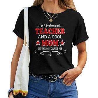 Teacher Cool Mom Christmas Ideas For Mom Women T-shirt | Seseable UK