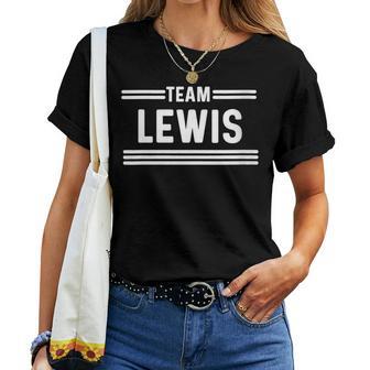 Team Lewis Apellido Cuello Camiseta de mujer - Regaloses