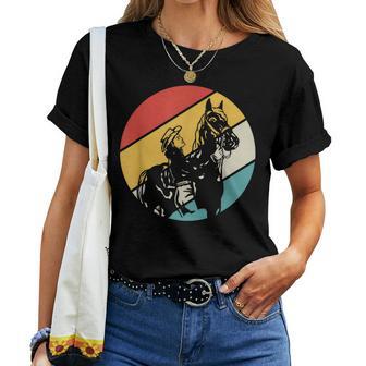 Texas Cheval Équitation Fille Cavalière Ranch Cowgirl T-shirt femme - Cadeauxyz