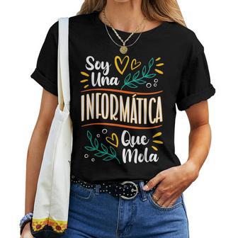 Una Informática Que Mola Informático Regalo Camiseta de mujer - Regaloses