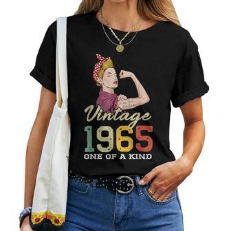 Vintage 59 Años 1965 Único 59 Cumpleaños Es Camiseta de mujer - Regaloses