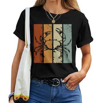 Vintage Crabes Rétro Crabe Homard Crustacé T-shirt femme - Cadeauxyz