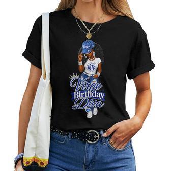 Virgo Birthday Diva Melanin Woman Born In September-August Women T-shirt | Seseable UK