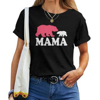 Womens Mama Bear Christmas Ideas For Mom Women T-shirt | Seseable UK