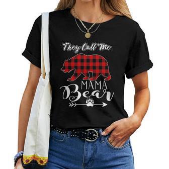 They Call Me Mama Bear Christmas Ideas For Mom Women T-shirt | Seseable UK