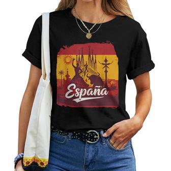 スペイン 女性 フラメンコ スペイン闘牛 男性 レディースTシャツ - Kawaiitshirt