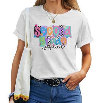 Back To School Second Grade Squad Cute Grade Level Team Kids Women T-shirt | Seseable UK