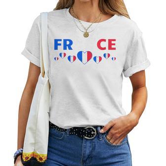 Cadeau Drapeau Français Pour Homme Et Cadeau France T-shirt femme - Cadeauxyz