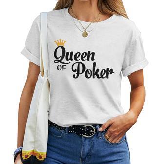 Cadeau Queen Of Poker T-shirt femme - Cadeauxyz