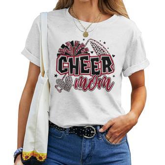 Cheer Mom Maroon Cheerleader Game Day Cheer Mama Football Women T-shirt | Seseable UK