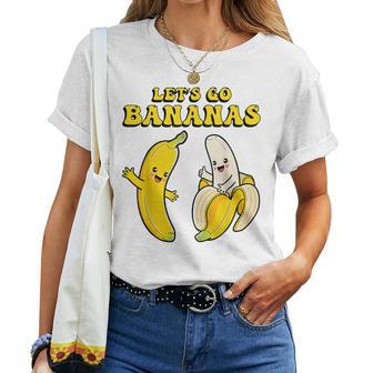 Chemise Amusante Let's Go Bananas Mignonne Pour Enfants Et Jeunes Filles T-shirt femme - Cadeauxyz