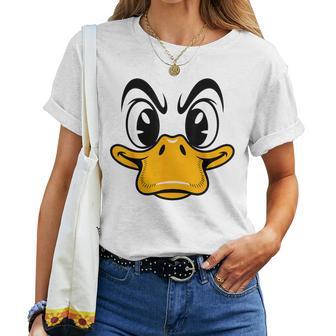 Costume De Canard Pour Adulte Enfant Homme Tête De Canard Jaune T-shirt femme - Cadeauxyz