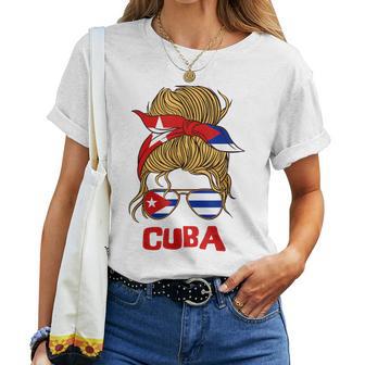 Cuba For Girl Bandera Cubana Para Camiseta de mujer - Regaloses