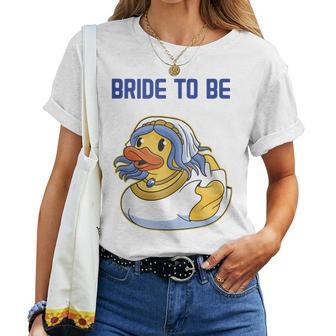 Fiesta De Pato De Goma De Team Bride Despedida Deoltera Para In Mangas Camiseta de mujer - Regaloses