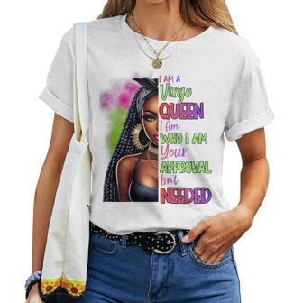 Gangsta Woman Virgo Queen Black Birthday Women T-shirt | Seseable UK