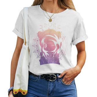 Kawaii Anime Japonaise Otaku Girl Croissant De Lune Pastel Goth T-shirt femme - Cadeauxyz